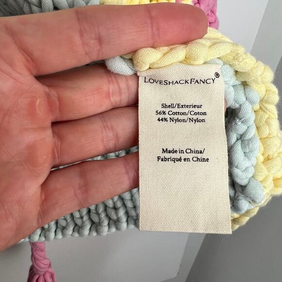 LoveShackFancy Horatio Oversized Cardigan Sweater Tassel Long Womens XS Rare - Picture 7 of 16